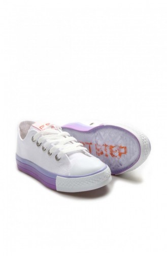 White Children`s Shoes 620FA0315.Beyaz