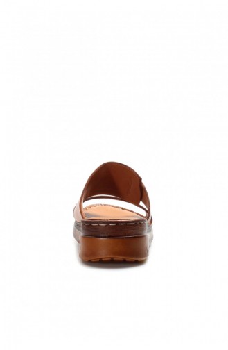 Tobacco Brown Summer slippers 621ZA788.Taba