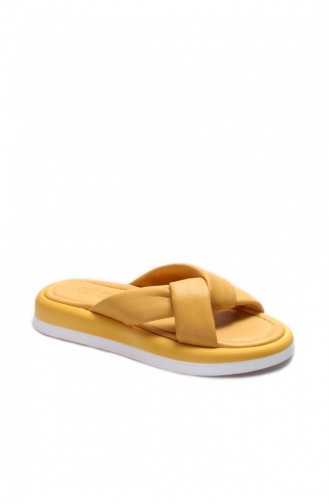 Mustard Summer Slippers 623ZA120.Hardal