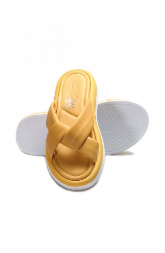 Mustard Summer Slippers 623ZA120.Hardal