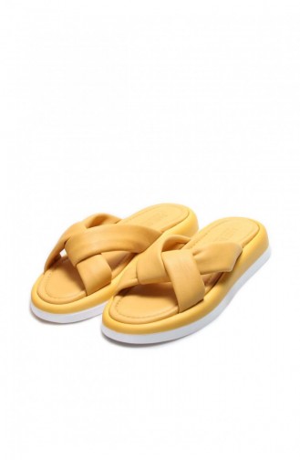 Mustard Summer Slippers 623ZA120.Hardal