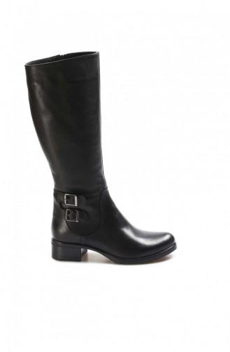 Schwarz Stiefel 757KZA5111.Siyah