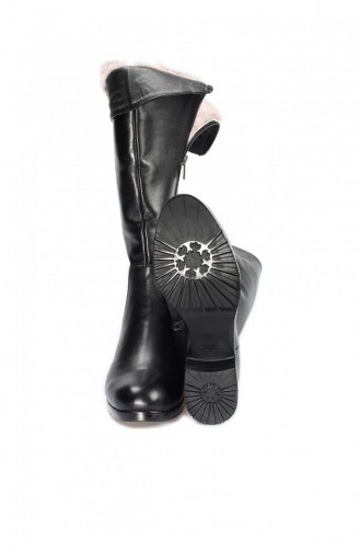 Schwarz Stiefel 757KZA5111.Siyah