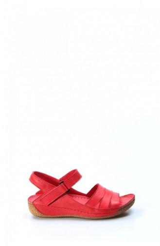 Granat-Blumen Sommer Sandalen 763ZA05.Nar Çiçek