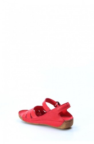 Granat-Blumen Sommer Sandalen 763ZA05.Nar Çiçek