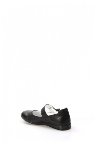 Schwarz Kinderschuhe 837FA01.Siyah