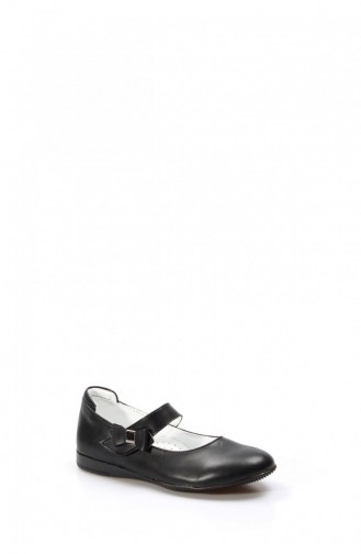 Schwarz Kinderschuhe 837FA01.Siyah