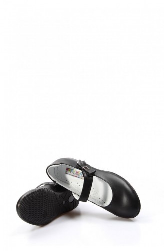 Schwarz Kinderschuhe 837FA01.Siyah
