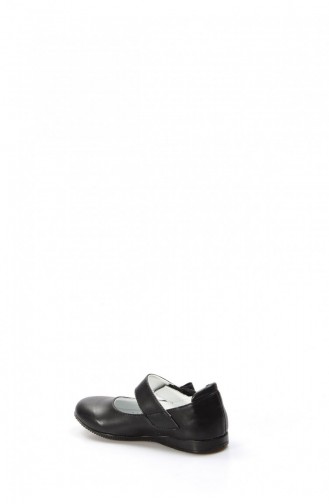 Black Children`s Shoes 837PA01.Siyah