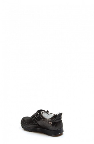 Brown Children`s Shoes 837PA03.Çelik Simli