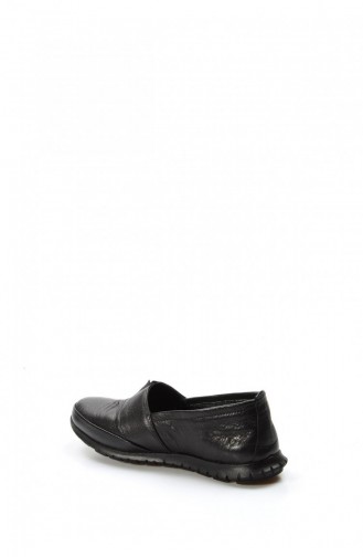 Schwarz Tägliche Schuhe 864ZA101.Siyah
