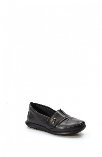 Schwarz Tägliche Schuhe 864ZA101.Siyah