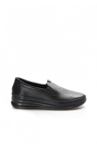Schwarz Tägliche Schuhe 864ZA1201.Siyah