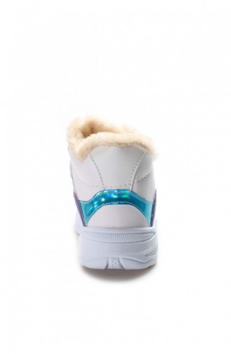 Türkis Kinderschuhe 868SPXCA053.Beyaz Turkuaz Lila