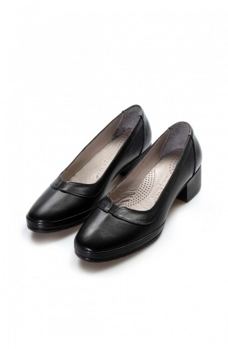 Black High-Heel Shoes 889ZA5156.Siyah