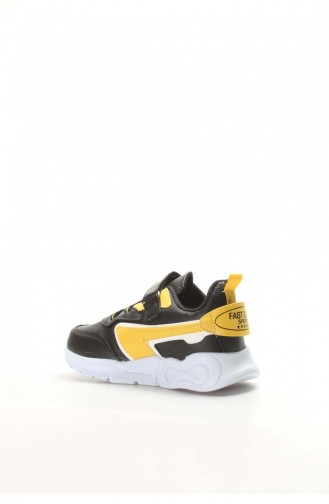 Yellow Children`s Shoes 994XCA001.Siyah Sarı