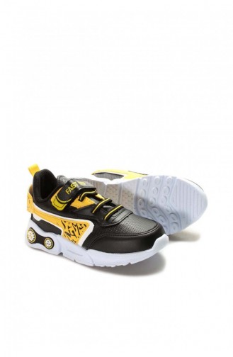 Yellow Children`s Shoes 994XCA001.Siyah Sarı