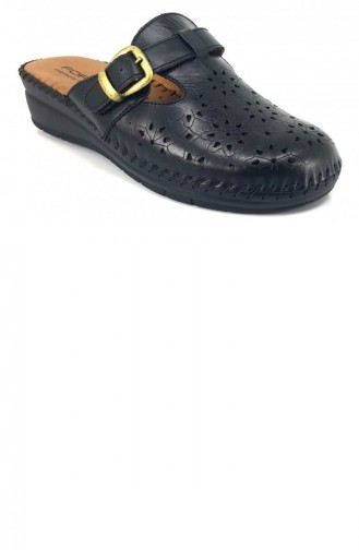 Black Summer slippers 11359