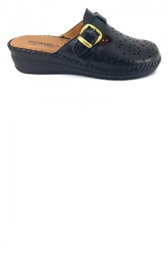 Black Summer slippers 11359