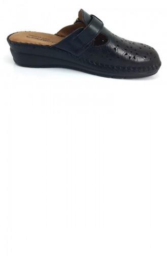 Black Summer slippers 11359