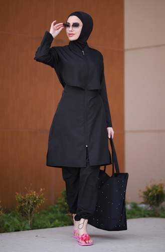 Black Swimsuit Hijab 2007-01