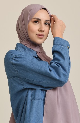 Organik Pamuklu Şal 8117458-01 Lila