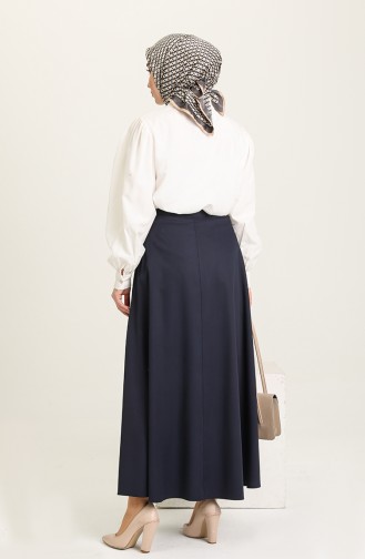 Navy Blue Skirt 1462-03