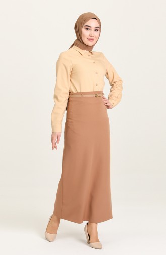 Milk Coffee Skirt 2228-03