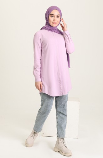 Lilac Overhemdblouse 8002-03