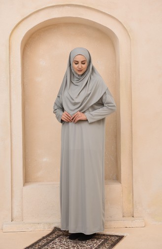 Gray Prayer Dress 1200-07