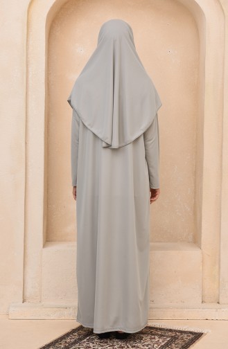 Gray Prayer Dress 1200-07