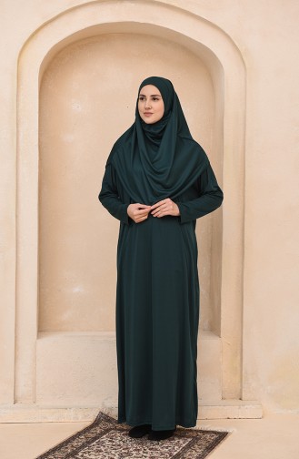 Emerald Green Prayer Dress 1200-11