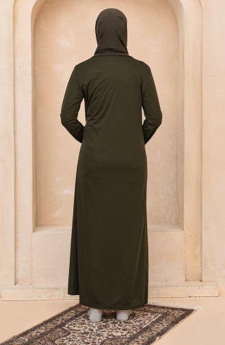 Khaki Prayer Dress 1500-05