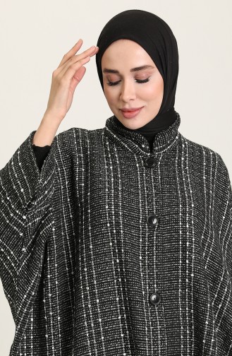 Gray Poncho 1032-02