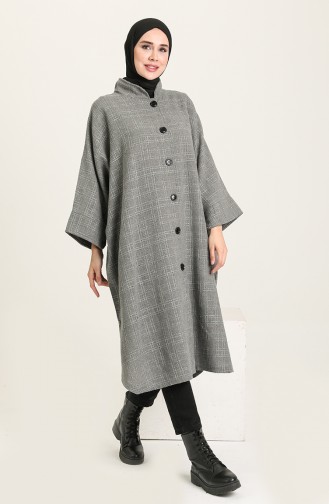 Gray Poncho 1033-01