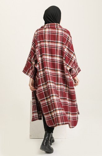 Claret Red Poncho 1034-02