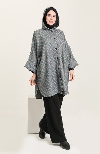 Smoke-Colored Poncho 1064-02