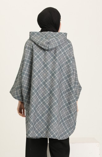 Gray Poncho 9062-01