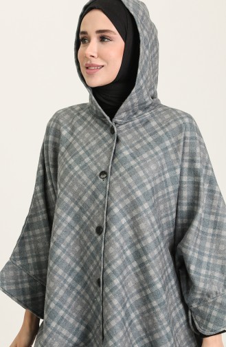 Rauchgrau Poncho 1064-02