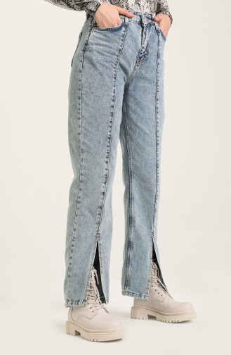 Pantalon Bleu Glacé 7515-02