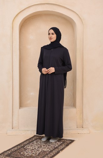 Fermuarlı Namaz Feracesi 1400-01 Lacivert