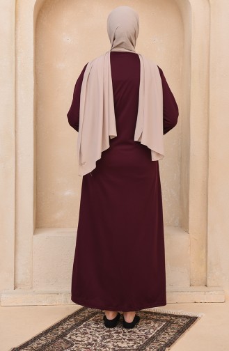 ملابس الصلاة ارجواني داكن 1500-02