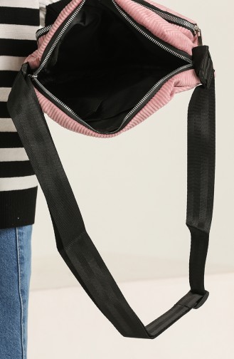 Beige-Rose Schultertasche 0110-02