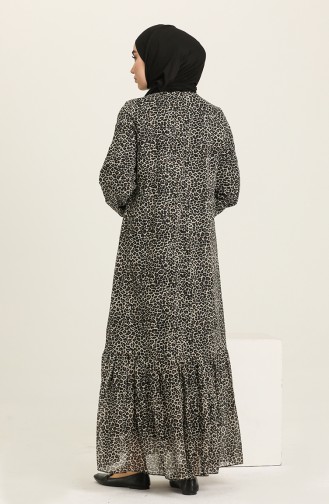 Black Hijab Dress 3535A-01