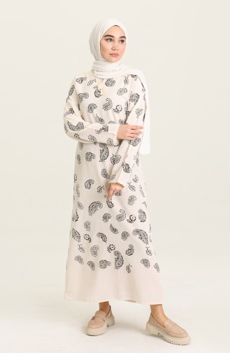 Robe Hijab Crème 5656-06