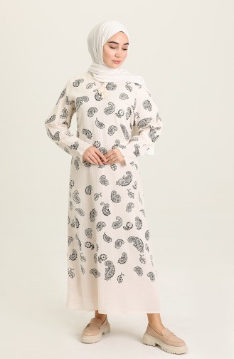 Robe Hijab Crème 5656-06