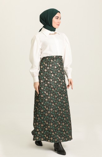 Emerald Green Skirt 9040-02