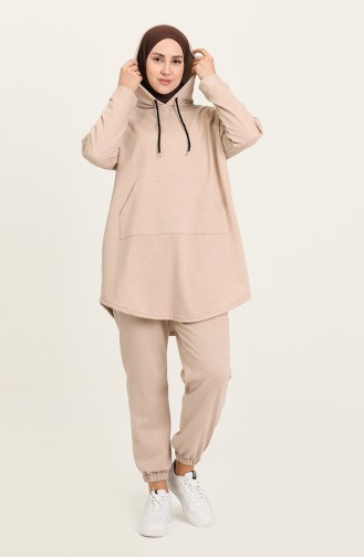 Beige Tracksuit 8188A-03