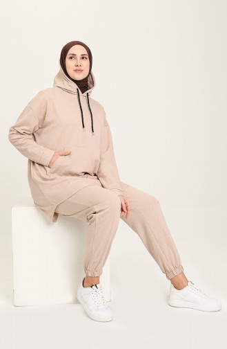 Beige Tracksuit 8188A-03