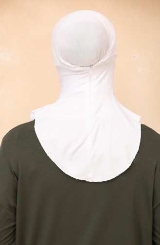 Sefamerve Hijab Bonnet 21 White White 21